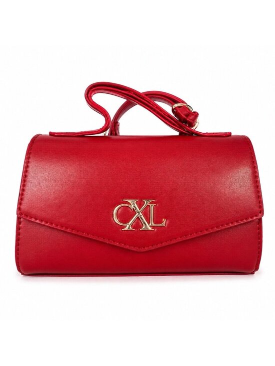 CXL Christian Lacroix Handbags - CXL Christian Lacroix Laine Patent Crossbody Bag Red NWT Gold Coquette Mini Flap